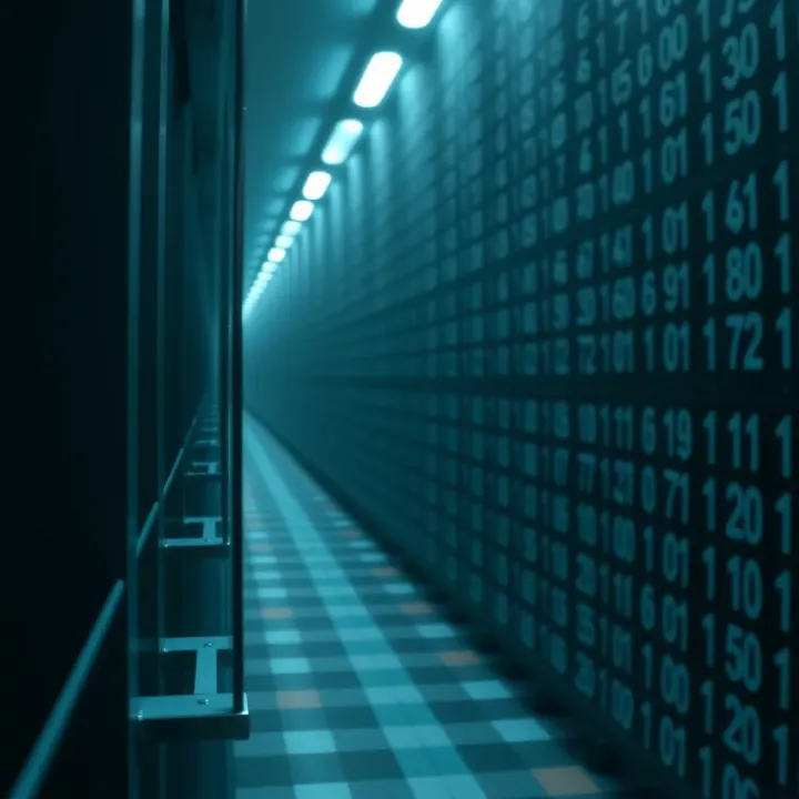 Visual representation showing the narrowing search range during the binary search procedure